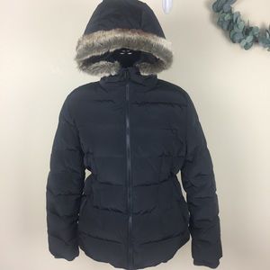 black puffer jacket old navy